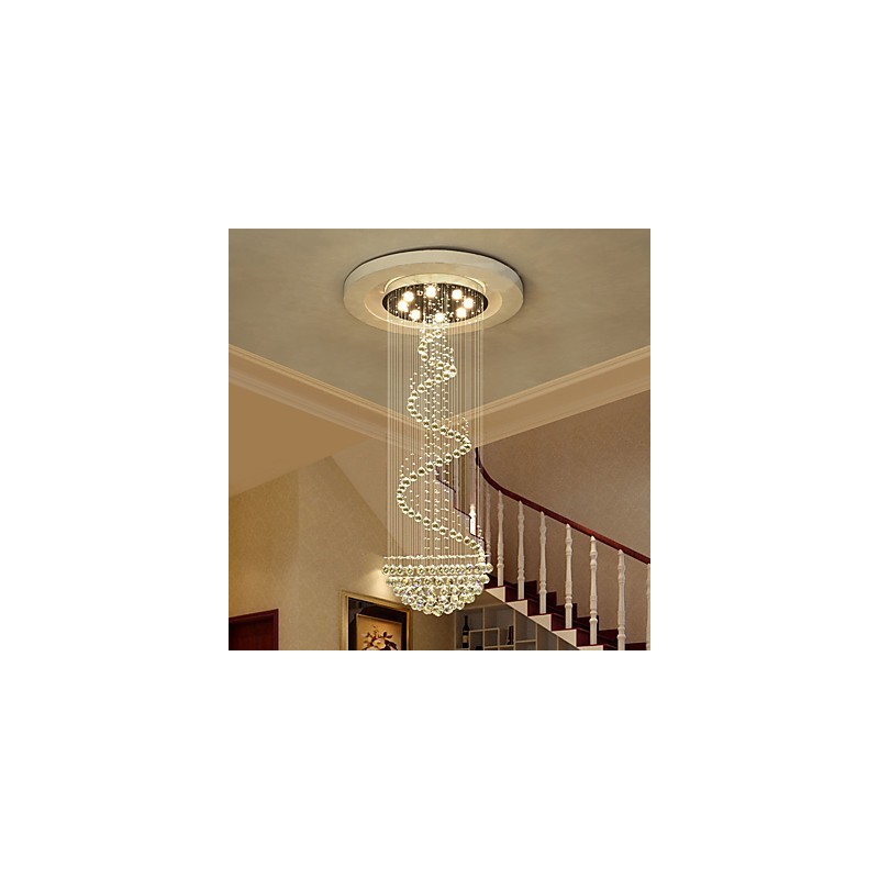 Modern Crystal Ceiling Chandelier Lights Indoor Pendant Lamp Deco Lighting Fixtures