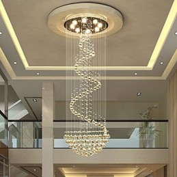 Modern Crystal Ceiling Chandelier Lights Indoor Pendant Lamp Deco Lighting Fixtures