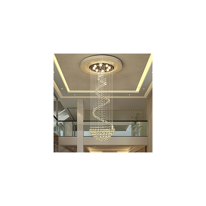 Modern Crystal Ceiling Chandelier Lights Indoor Pendant Lamp Deco Lighting Fixtures