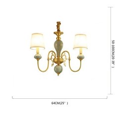 Traditional Classic Country Brass Feature for Mini Style Metal 3 Bulbs Chandelier