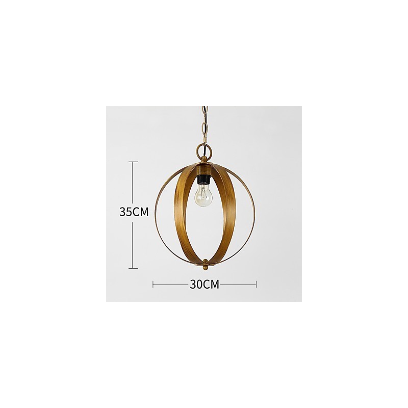 Loft Metal Amercian Industrial Style Painting Color European Chandelier Lamp the Indoor Decorate Pendant Lamp