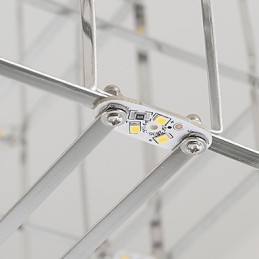 Modern Chandelier Light Stainless Steel Lamp Loft Lighting