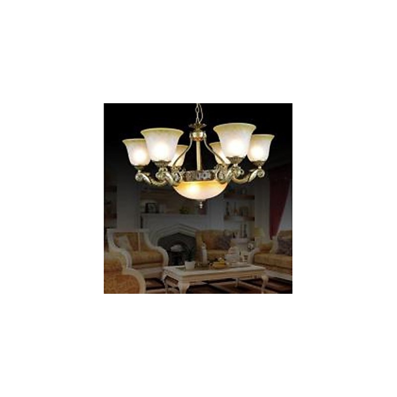 Chandelier Bronze European Retro Classic