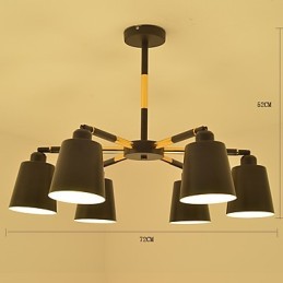 Pendant Light Traditional Classic Painting Feature for Mini Style Wood Bamboo