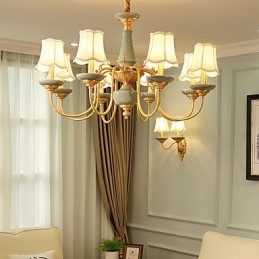 All Copper Chandelier Jade Decorative Chandelier KP8