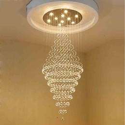 Contemporary Crystal Ceiling Pendant Light Modern Chandelier Home Hanging Lighting Chandelier Lamps Fixtures