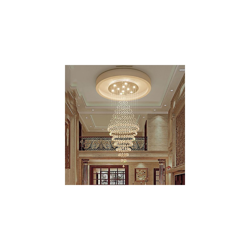 Contemporary Crystal Ceiling Pendant Light Modern Chandelier Home Hanging Lighting Chandelier Lamps Fixtures