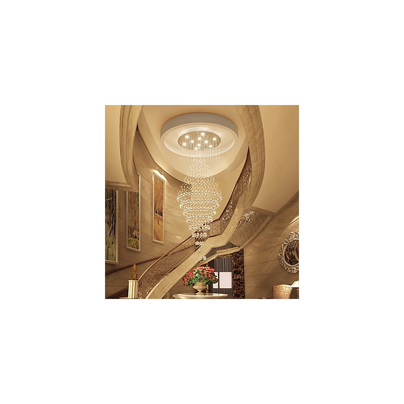 Contemporary Crystal Ceiling Pendant Light Modern Chandelier Home Hanging Lighting Chandelier Lamps Fixtures