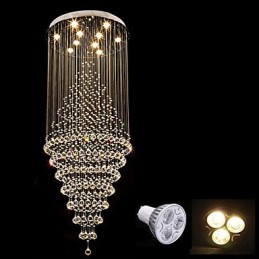 Contemporary Crystal Ceiling Pendant Light Modern Chandelier Home Hanging Lighting Chandelier Lamps Fixtures