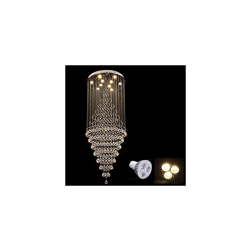 Contemporary Crystal Ceiling Pendant Light Modern Chandelier Home Hanging Lighting Chandelier Lamps Fixtures