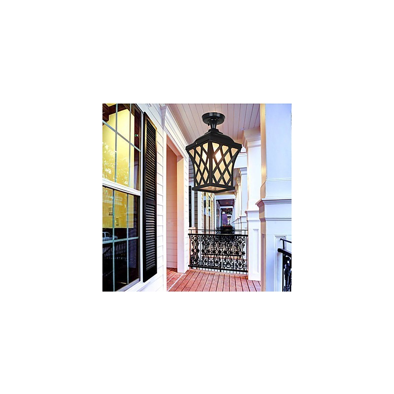 Rural Lamp American Garden Patio Door Outdoor Waterproof Grape Droplight