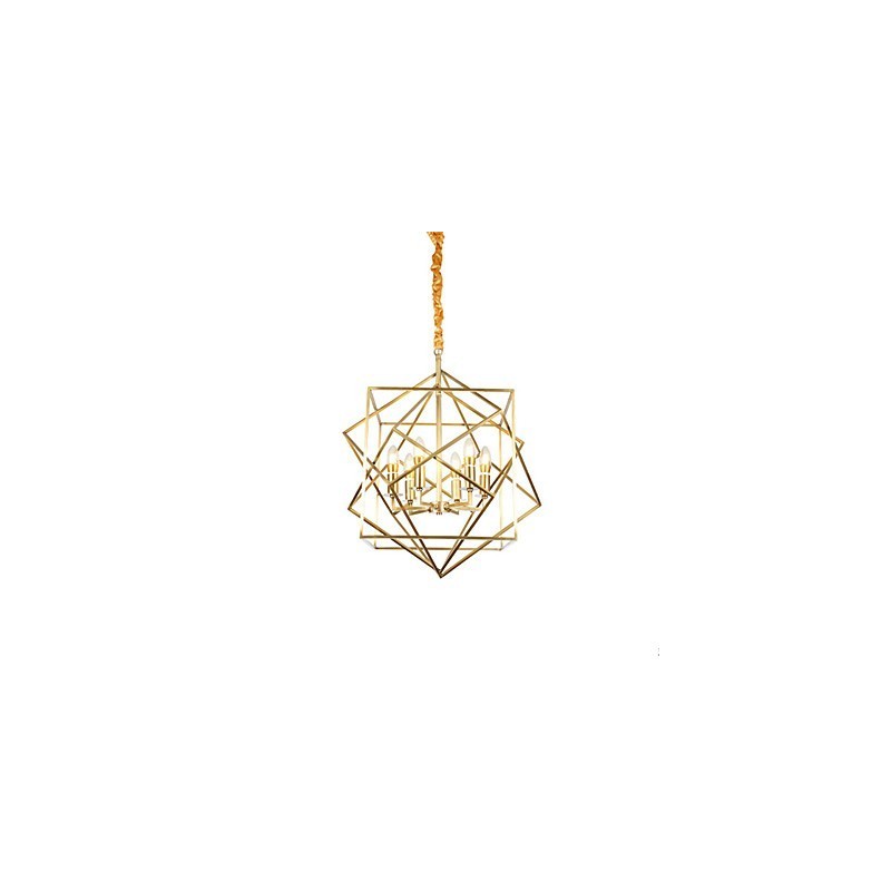 Lantern Brass Feature for Designers Metal Chandelier