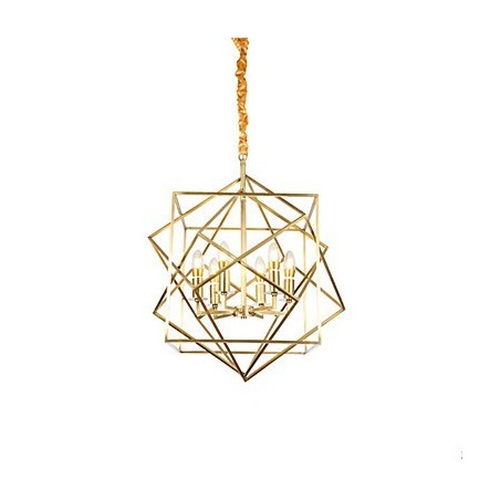 Lantern Brass Feature for Designers Metal Chandelier
