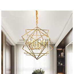 Lantern Brass Feature for Designers Metal Chandelier