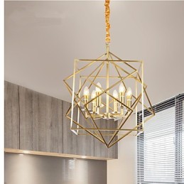 Lantern Brass Feature for Designers Metal Chandelier