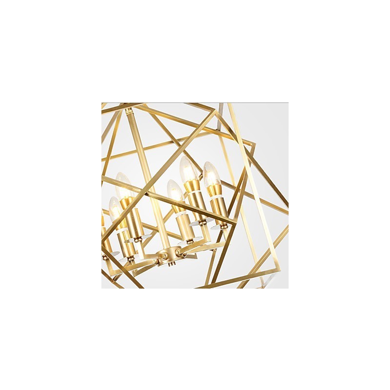 Lantern Brass Feature for Designers Metal Chandelier