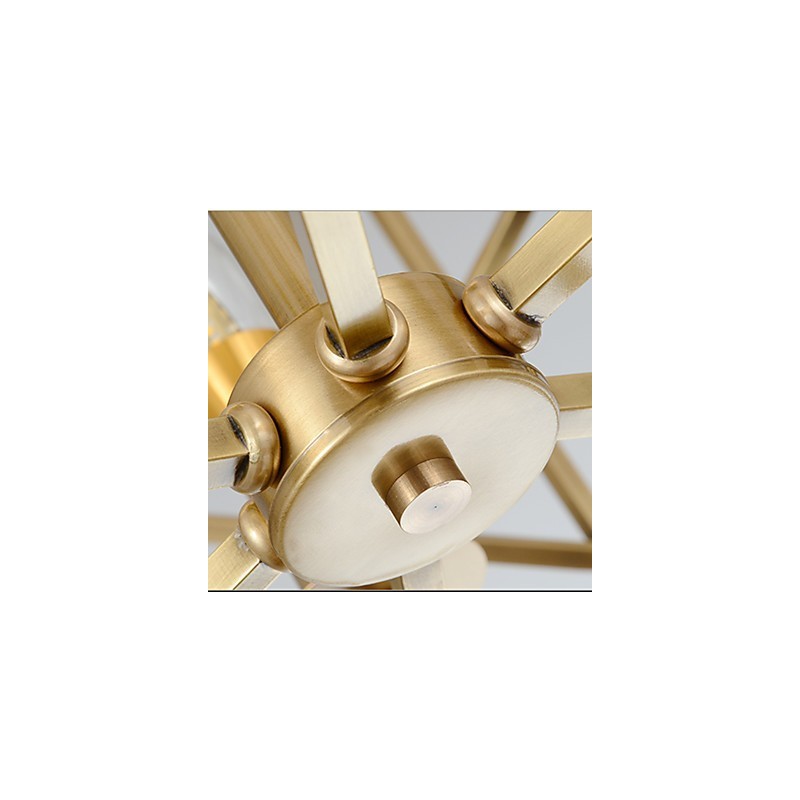 Lantern Brass Feature for Designers Metal Chandelier