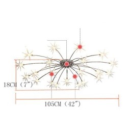 Modern Contemporary Chrome Feature for Mini Style Designers Metal Kids Chandelier