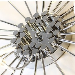 Modern Contemporary Chrome Feature for Mini Style Designers Metal Kids Chandelier