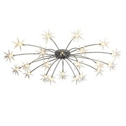 Modern Contemporary Chrome Feature for Mini Style Designers Metal Kids Chandelier