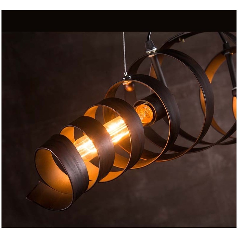 Retro Iron Lamp Modern Minimalist Industrial Style Chandelier