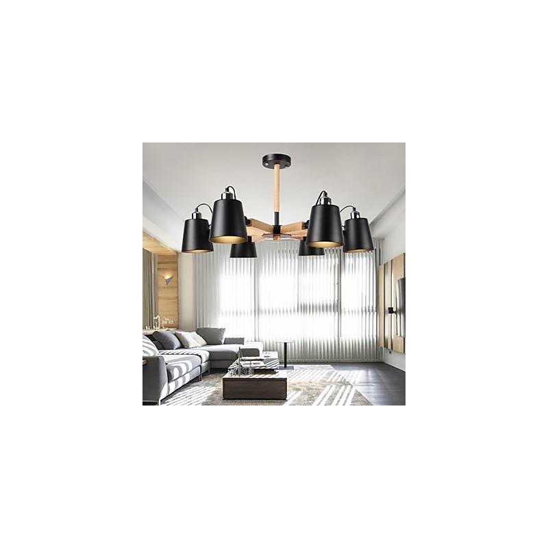 Vintage Painting Feature for Metal Chandelier