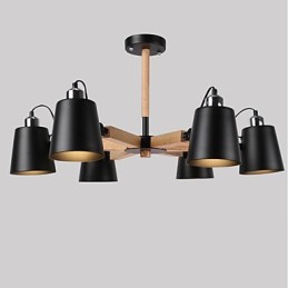 Vintage Painting Feature for Metal Chandelier