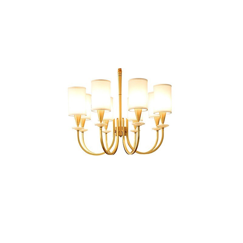 Pure Brass Chandelier Jade Decorative Chandelier