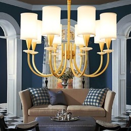 Pure Brass Chandelier Jade Decorative Chandelier