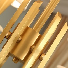 Pure Brass Chandelier Jade Decorative Chandelier