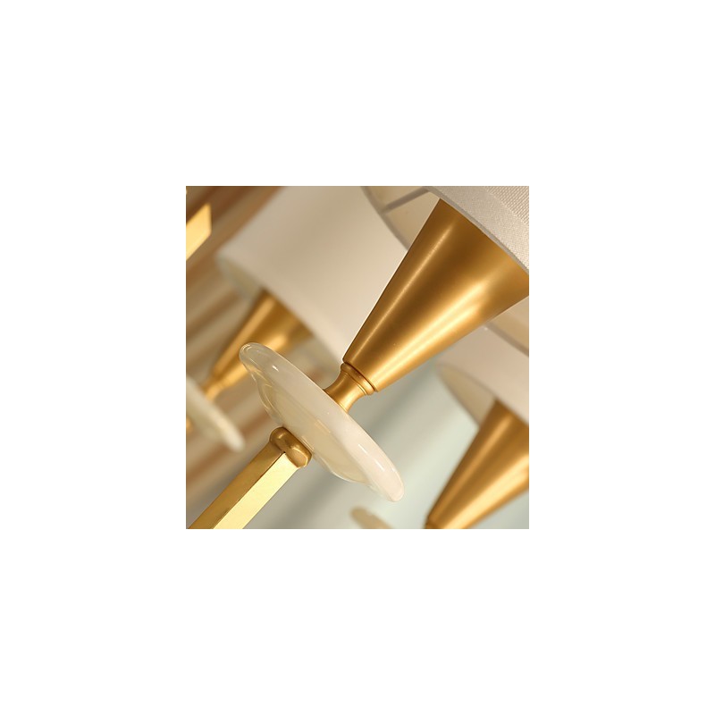 Pure Brass Chandelier Jade Decorative Chandelier