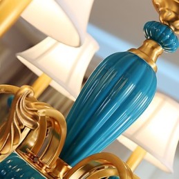 All Copper Chandelier Jade Decorative Chandelier OP