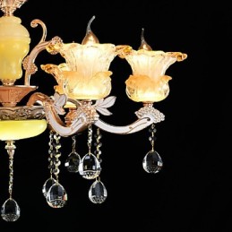 Modern Contemporary Traditional Classic Zinc Alloy Feature for Crystal Mini Style Metal Pendant Light