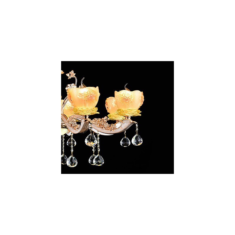 Modern Contemporary Traditional Classic Zinc Alloy Feature for Crystal Mini Style Metal Pendant Light