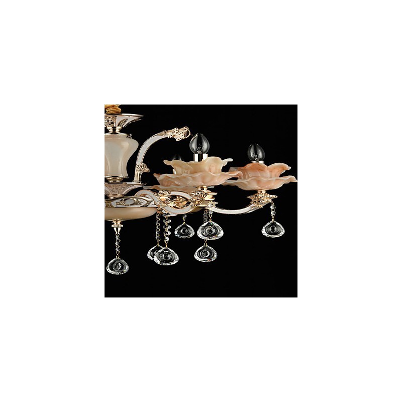 Modern Contemporary Traditional Classic Zinc Alloy Feature for Crystal Mini Style Metal Pendant Light