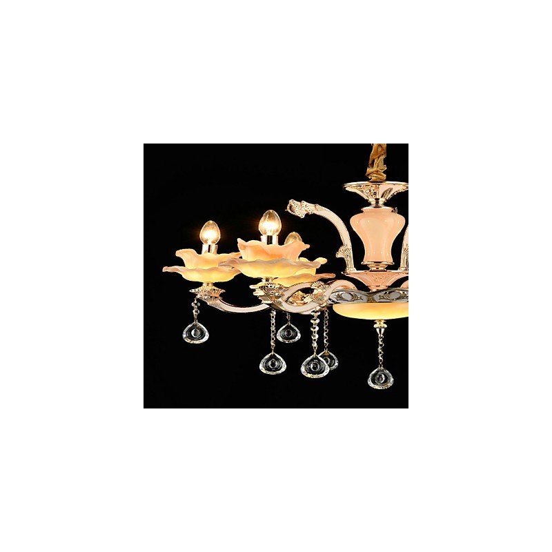 Modern Contemporary Traditional Classic Zinc Alloy Feature for Crystal Mini Style Metal Pendant Light