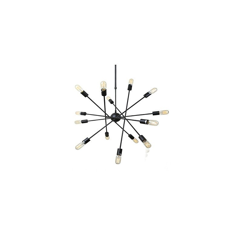 Rustic Lodge Painting Feature for Designers Metal Indoor Shops 2 Bulbs Chandelier