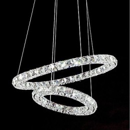 Crystal Chandelier Lights Indoor Pendant Light Ceiling Lamp Lighting Fixtures Dimmable with Remote Control