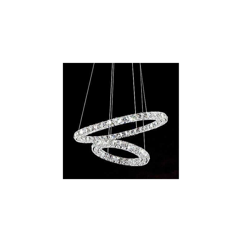 Crystal Chandelier Lights Indoor Pendant Light Ceiling Lamp Lighting Fixtures Dimmable with Remote Control