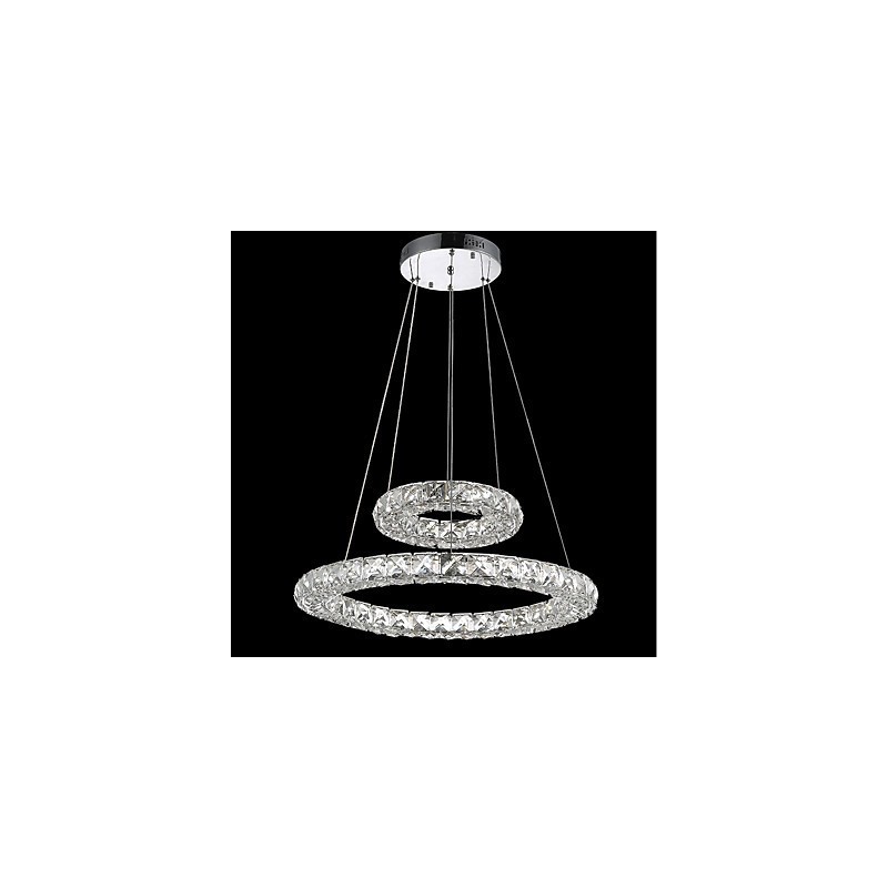 Crystal Chandelier Lights Indoor Pendant Light Ceiling Lamp Lighting Fixtures Dimmable with Remote Control