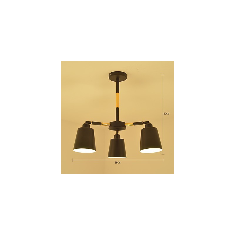 Pendant Light Traditional Classic Painting Feature for Mini Style Wood Bamboo