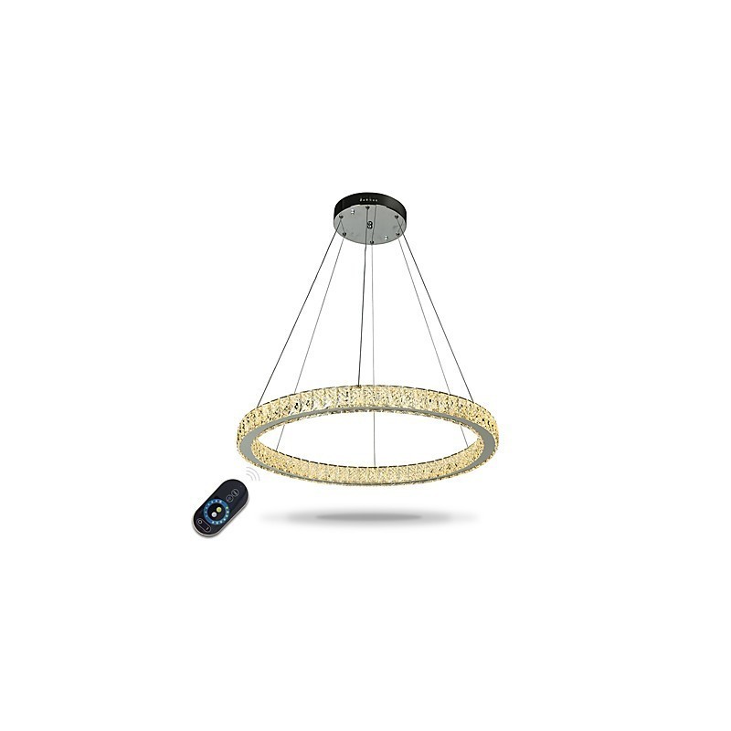 Dimmable Ring Ceiling Light Pendant Light Modern Chandelier Lighting Indoor Lamp with Remote Control