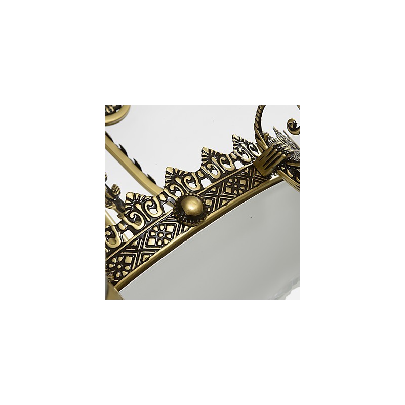 Traditional Classic Painting Feature for Mini Style Metal Chandelier