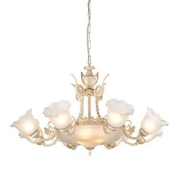 Traditional Classic Painting Feature for Mini Style Metal Chandelier