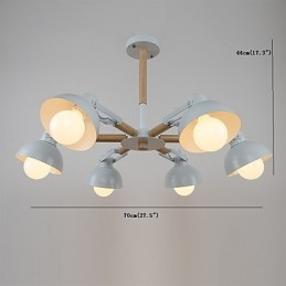 Traditional Classic Rustic Lodge Vintage Retro Painting Feature for Mini Style Metal Chandelier