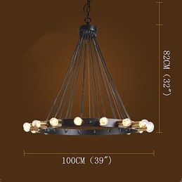 Nordic Creative Chandelier Retro Industria Penthouse