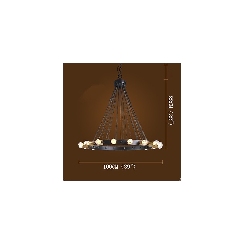 Nordic Creative Chandelier Retro Industria Penthouse