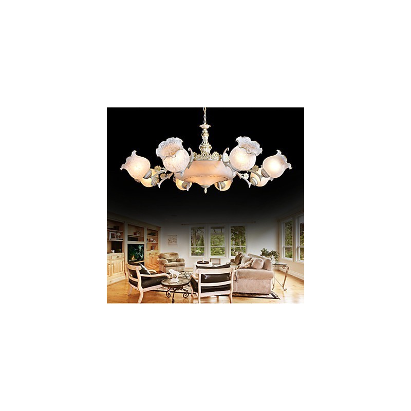 Chandelier Traditional Classic Vintage Retro Metal