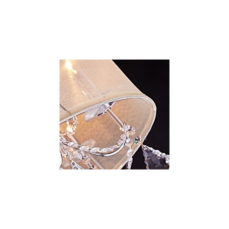 Modern Contemporary Traditional Classic Country Chrome Feature for Crystal Mini Style Designers Metal Chandelier