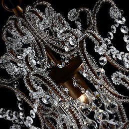 Modern Chandelier Design Vintage Chandelier Loft Crystal Light Fixture Lustre Hanging Lamp